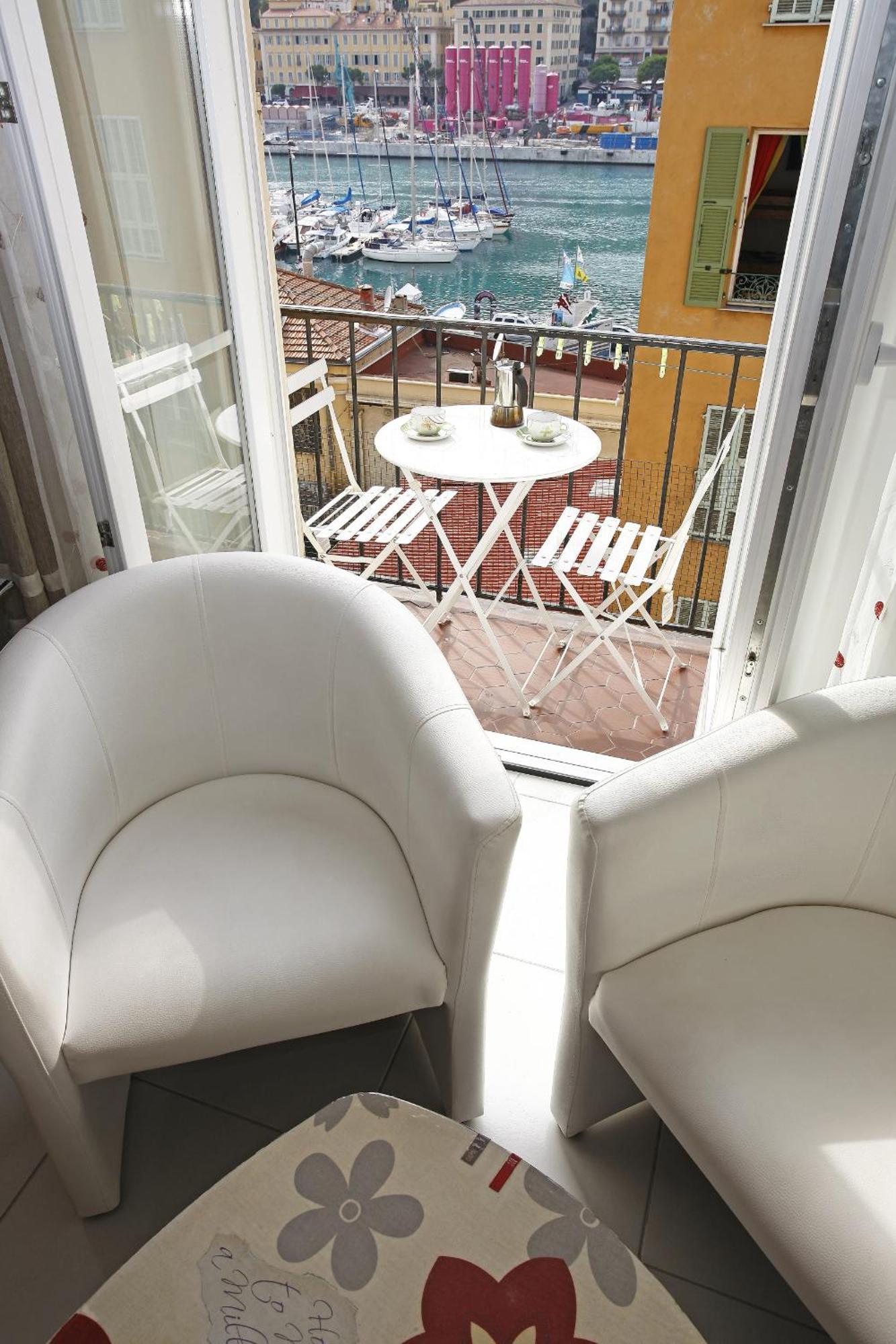 Aigue-Marine - Superbe Appartement Vue Mer 4 Personnes Au Port De ニース エクステリア 写真