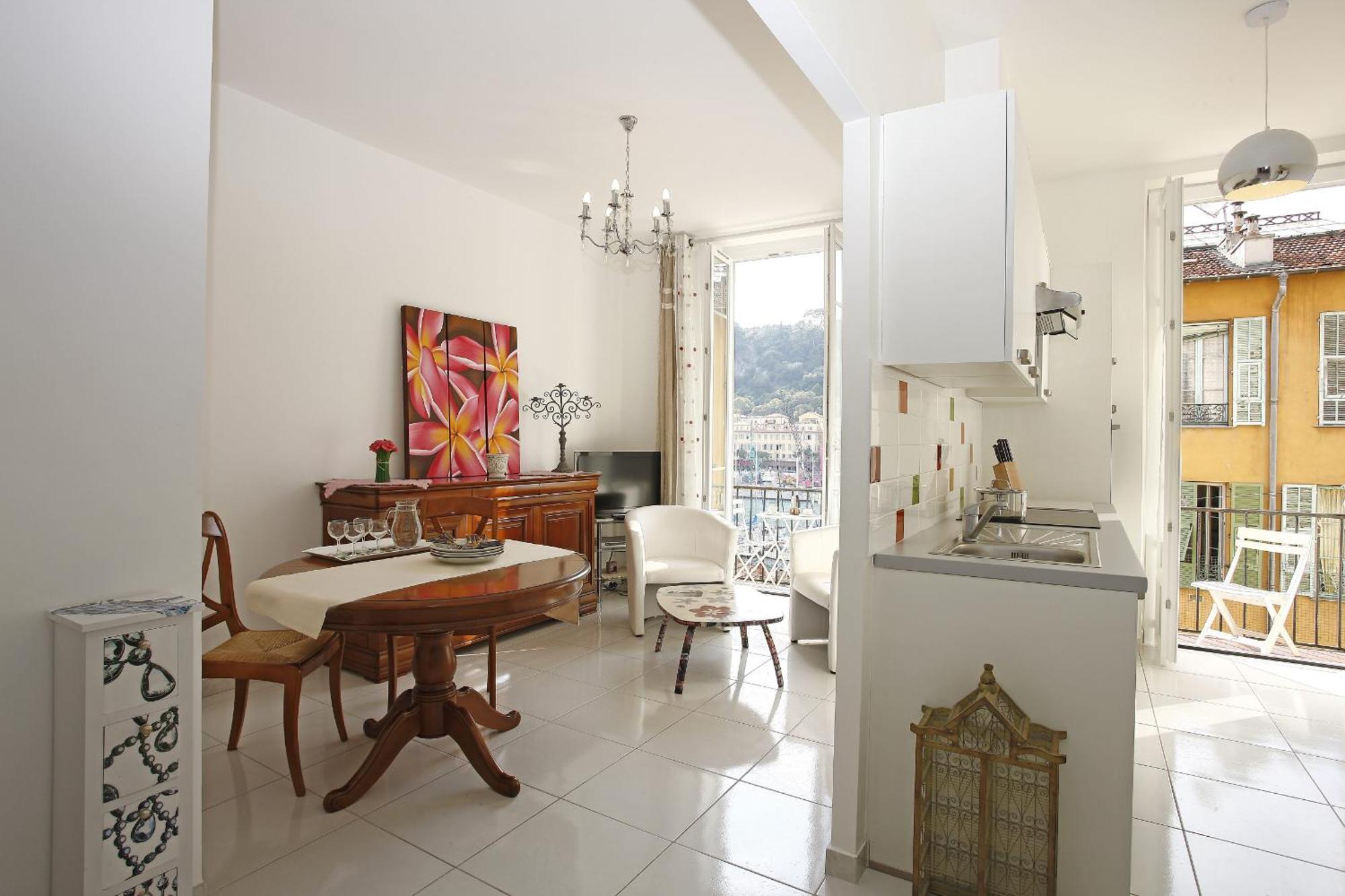 Aigue-Marine - Superbe Appartement Vue Mer 4 Personnes Au Port De ニース エクステリア 写真